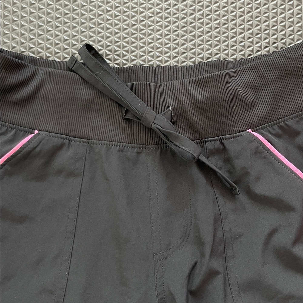 Tek Gear Black and Pink Athletic Shorts with Pockets - Picture 5 of 7